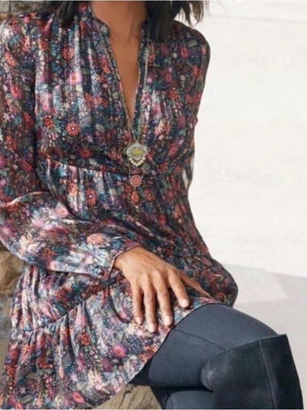 Soft Surroundings Floral Blouse - Multicolor
